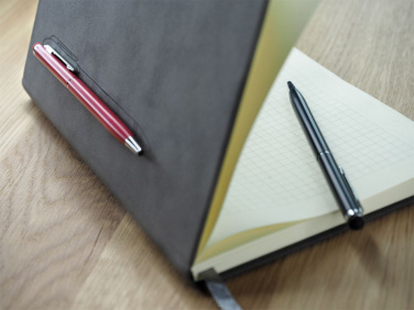 Logo trade promotional merchandise picture of: Magnetic notebook with a pen 124715100