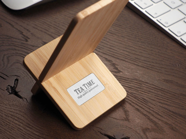 Logo trade promotional products picture of: Wooden telephone stand 1834292