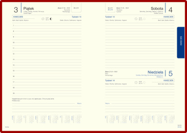 Logo trade business gift photo of: Calendar 641131