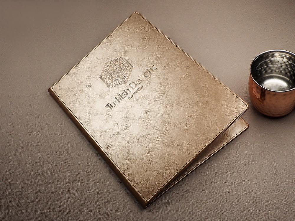 Logo trade promotional products image of: Menu cover 2091322