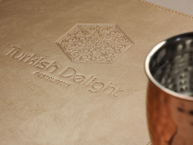 Logo trade promotional giveaways image of: Menu cover 2091322