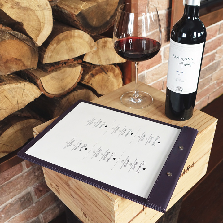 Logo trade promotional merchandise picture of: Menu cover 1116119