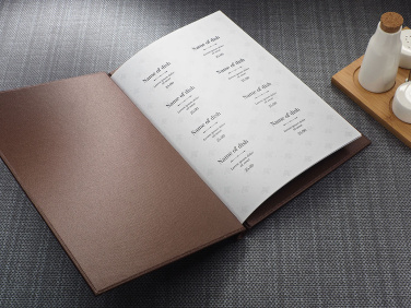 Logo trade promotional merchandise photo of: Menu cover 1720280
