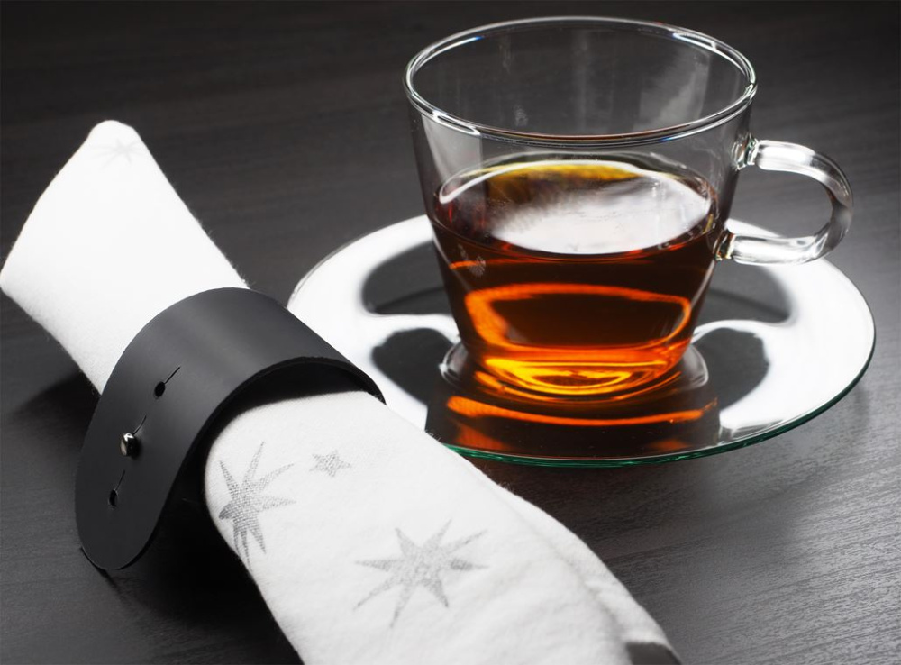 Logo trade advertising products image of: Napkin ring 1208094