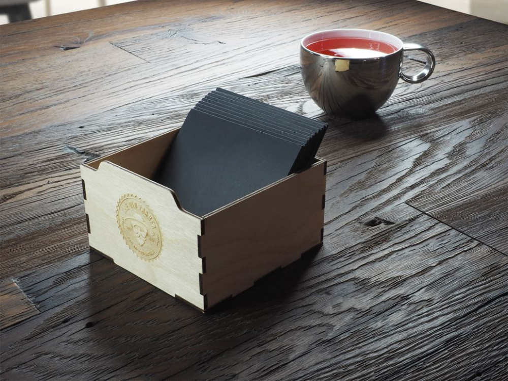 Logo trade corporate gift photo of: Coaster box 1206121