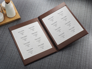 Logo trade promotional products image of: Menu cover 1719280