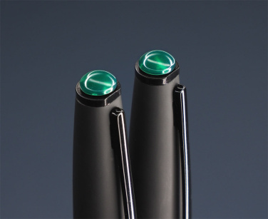 Logotrade promotional merchandise picture of: Agate stone Pen set 1289036