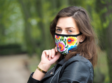 Logotrade advertising product picture of: MARS PRO cotton mask (size M) with pocket and HEPA filter 1380165