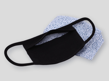 Logotrade promotional item image of: MARS PRO cotton mask (size M) with pocket and HEPA filter 1380165