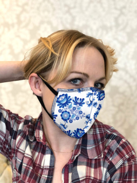 Logo trade promotional items picture of: ZEFIR cotton face mask 1400165