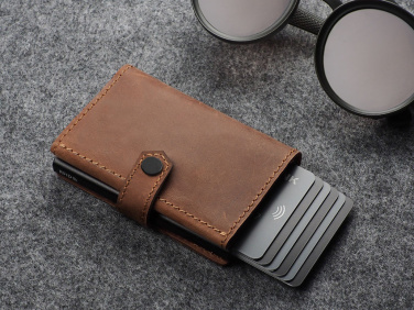 Logotrade promotional merchandise picture of: RFID wallet - Hunter Leather 2109284