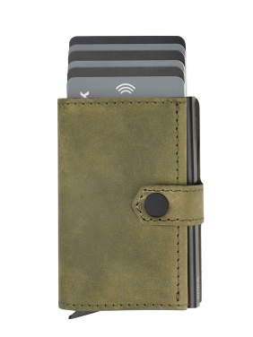 Logotrade promotional gift picture of: RFID wallet - Hunter Leather 2109284