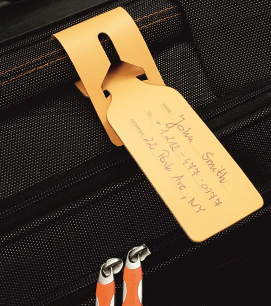 Logo trade promotional giveaway photo of: Luggage tag 969094