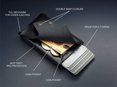 Logo trade advertising products picture of: RFID wallet 545131