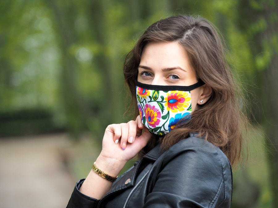 Logo trade advertising products picture of: MARS cotton mask (size L) 1569165