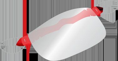 Logo trade advertising products picture of: HESTIA clear face shield-mask for mouth and nose 1452162