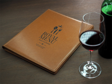 Logo trade promotional giveaways image of: Menu cover 1054119