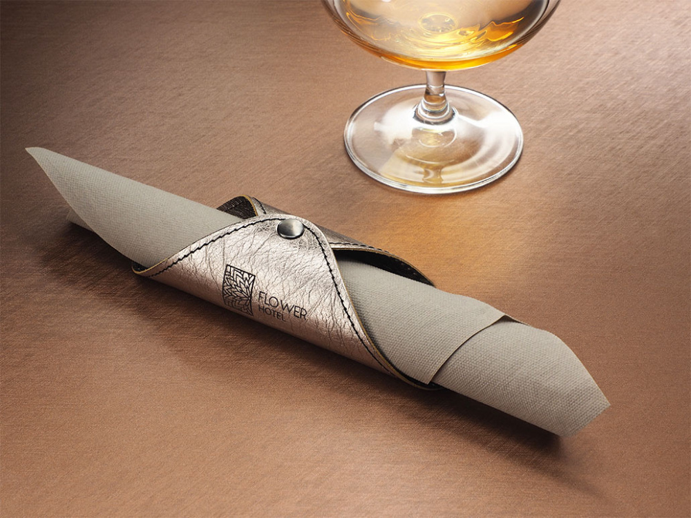 Logo trade promotional items image of: Napkin ring 1032265