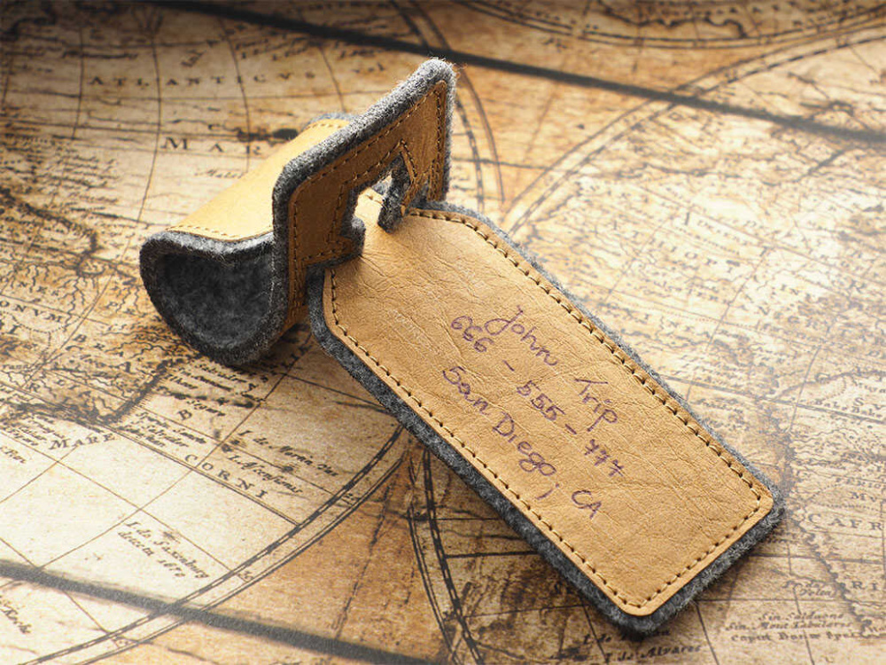 Logotrade promotional giveaway picture of: Luggage tag 969140