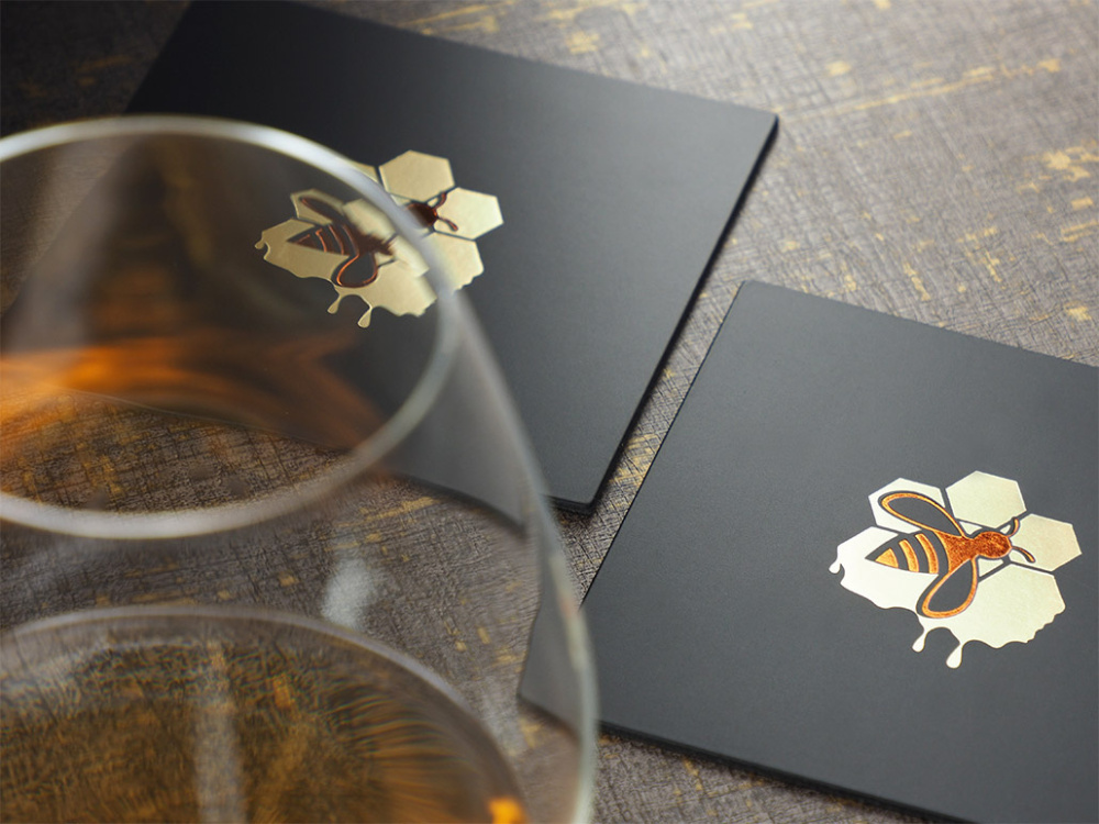 Logo trade promotional merchandise photo of: Coaster 1046094