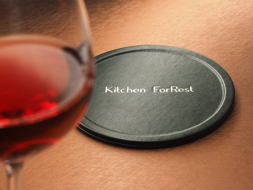 Logo trade advertising product photo of: Bottle coaster 1103320
