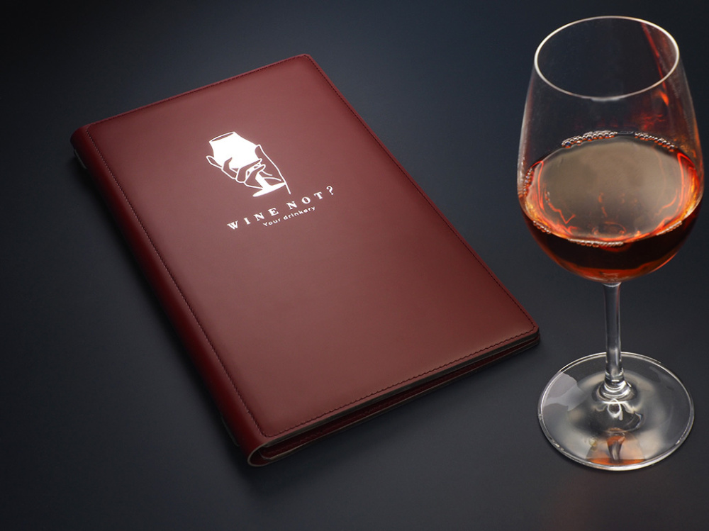 Logo trade promotional products image of: Menu cover Fine Dining Pro 1633094