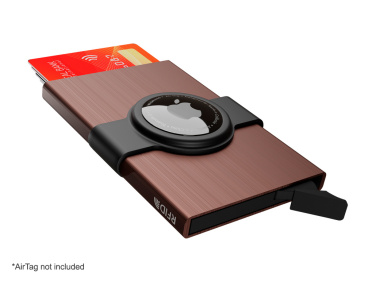 Logotrade advertising product picture of: RFID credit card case with holder for AirTag 2163155