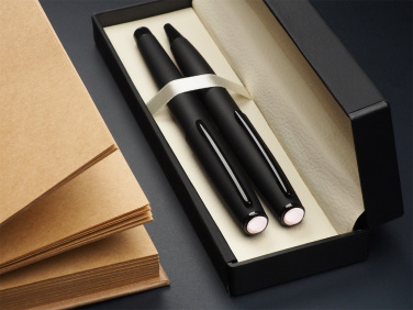 Logotrade advertising product picture of: Opal stone Pen set 1286036