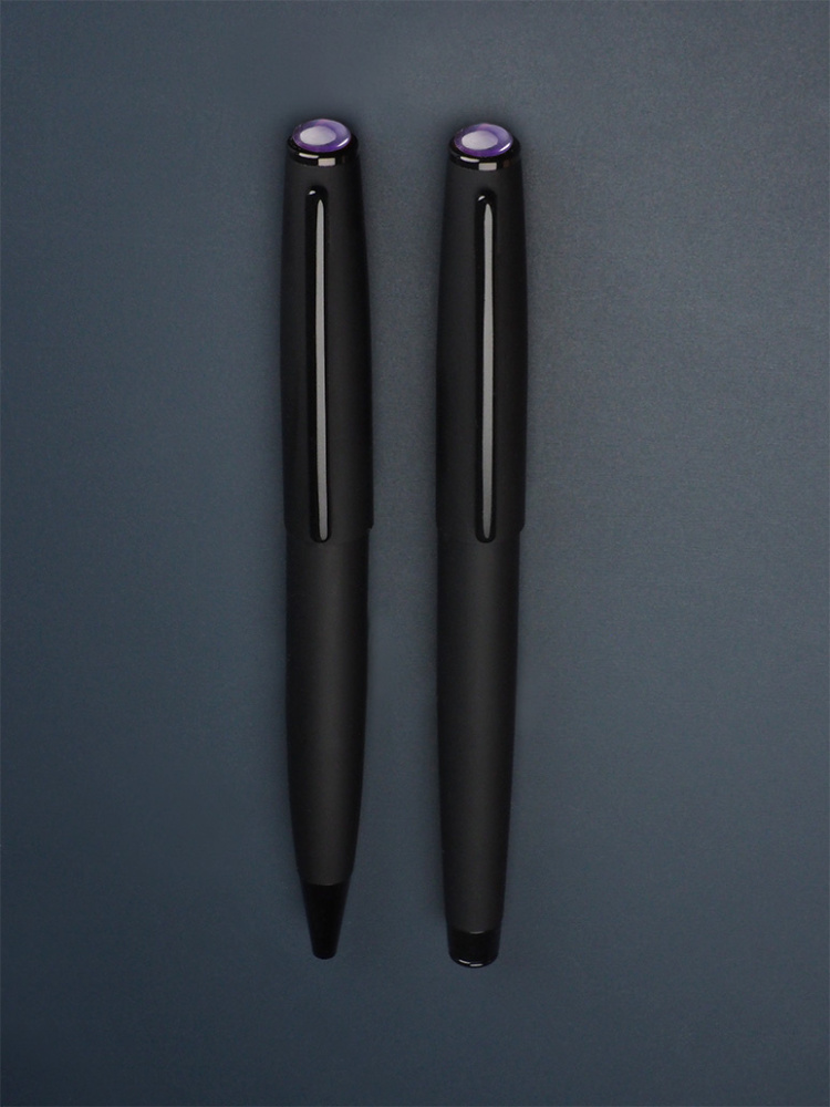 Logo trade corporate gifts picture of: Amethyst Pen set  1288036