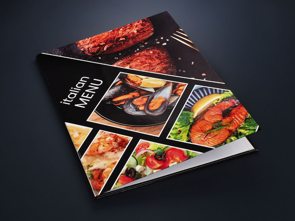 Logo trade corporate gifts picture of: Menu cover 1823117