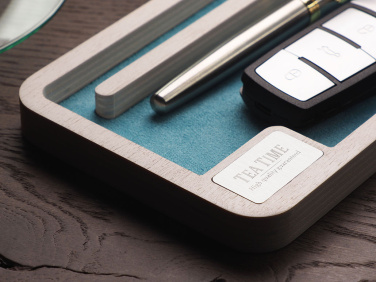Logo trade promotional giveaway photo of: Wooden desk organiser 1818121