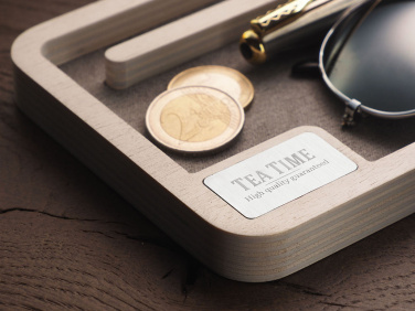 Logotrade promotional item image of: Wooden desk organiser 1818121