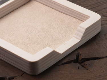 Logotrade promotional gift picture of: Wooden memo card box 1832121