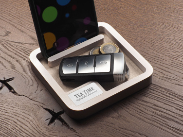 Logo trade promotional merchandise photo of: Wooden desk organiser 1846121