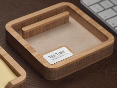 Logotrade promotional product picture of: Wooden desk organiser 1846292