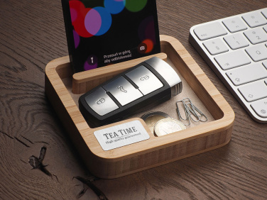 Logotrade advertising product image of: Wooden desk organiser 1846292