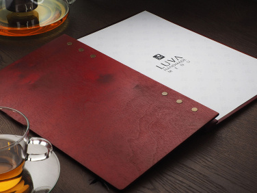 Logo trade promotional giveaways image of: Menu cover 1862121