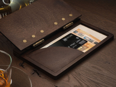 Logo trade promotional giveaways image of: Bill holder 1865121