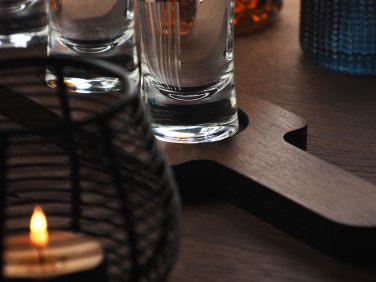 Logo trade promotional giveaway photo of: Wooden 3 Shot Serving Board 1863121