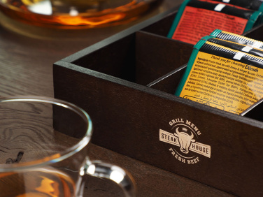 Logo trade promotional merchandise image of: Wooden box 1870121