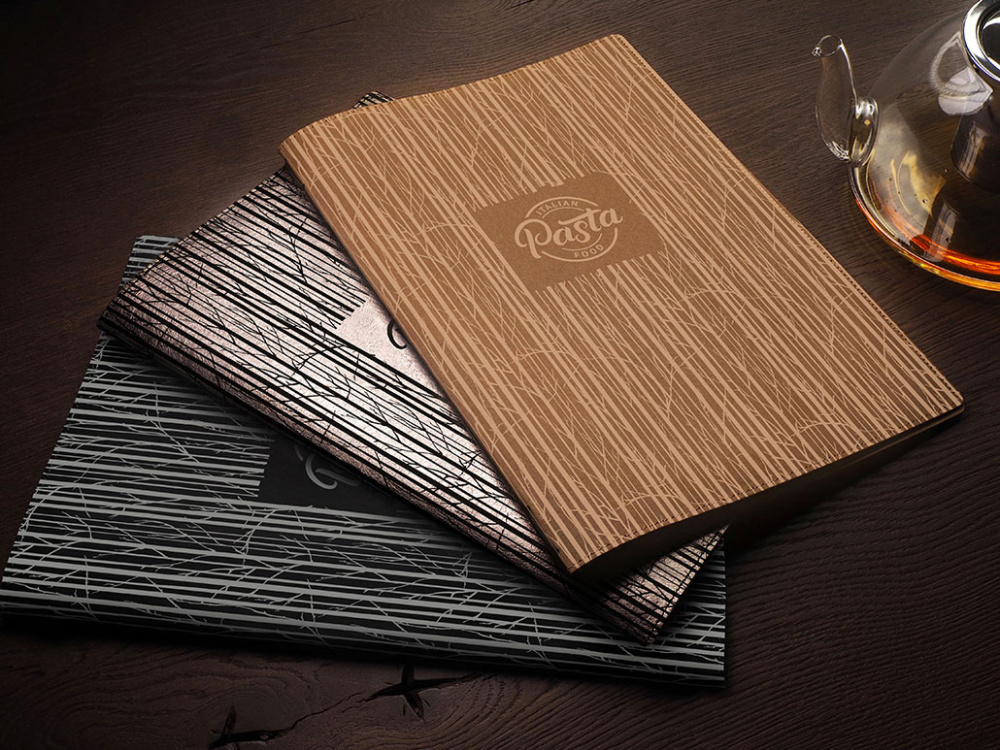 Logo trade corporate gifts image of: Menu cover Ambiente 1178297