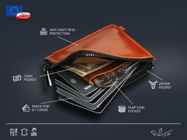Logotrade promotional gift picture of: Minimal wallet 1932141