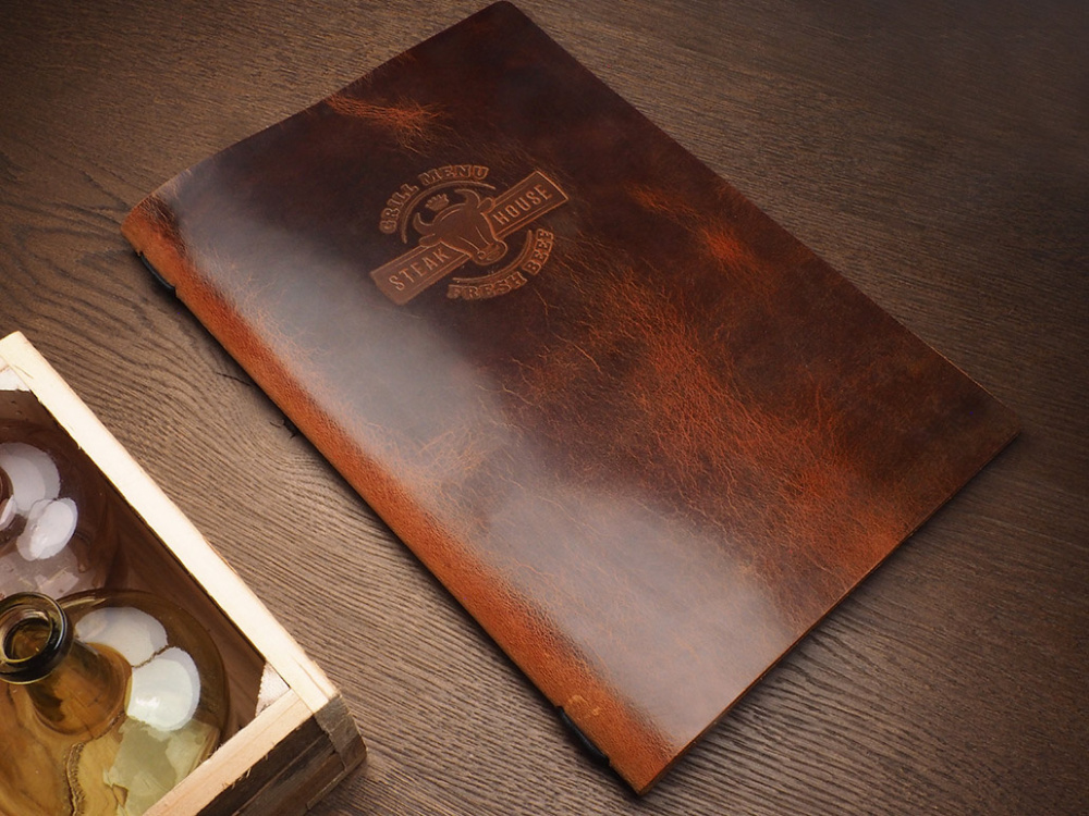 Logo trade promotional merchandise photo of: Menu cover Ambiente 1178310