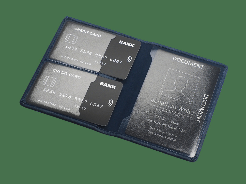 Logotrade promotional giveaway picture of: RFID document wallet 611327