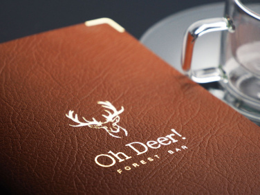 Logo trade promotional merchandise image of: Menu cover Ambiente 1947318