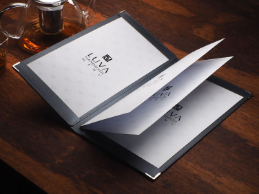 Logo trade advertising products image of: Menu cover Fine Dining Pro 1633319