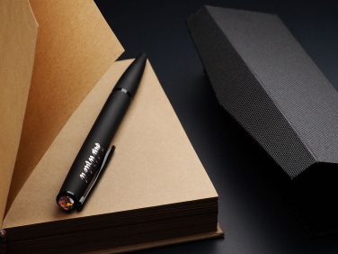 Logotrade promotional merchandise picture of: Ball pen with AMBER stone 2070036