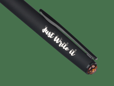 Logotrade promotional merchandise picture of: Ball pen with AMBER stone 2070036