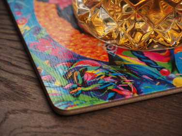 Logo trade promotional merchandise image of: Coaster 1857121