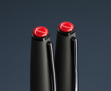 Logo trade promotional items image of: Coral stone Pen set 1285036